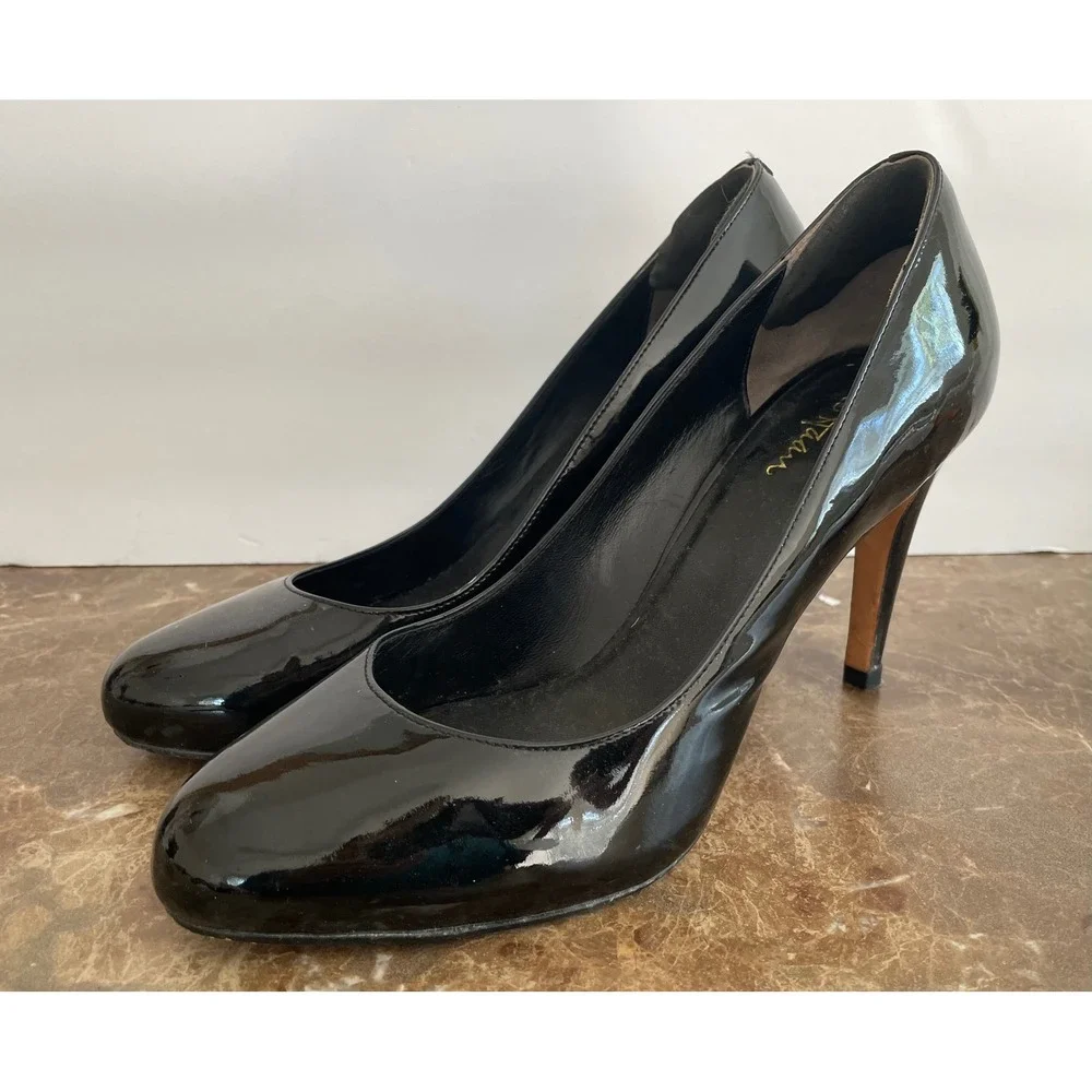 Cole Haan Air Women Black Patent Leather Chelsea Pumps Wedding Work Classic 8.5B